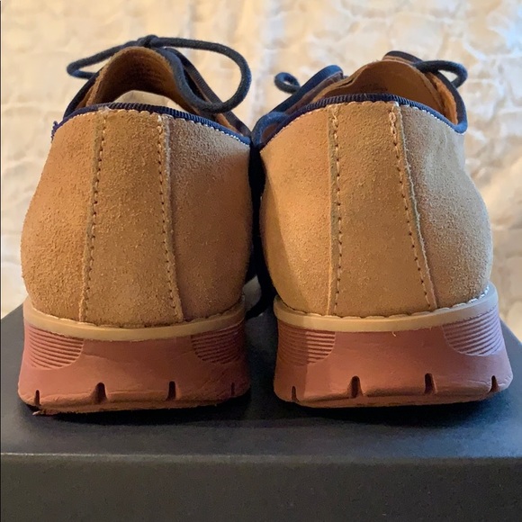 Tommy Hilfiger Oxford Taupe Suede Shoes - Picture 5 of 8